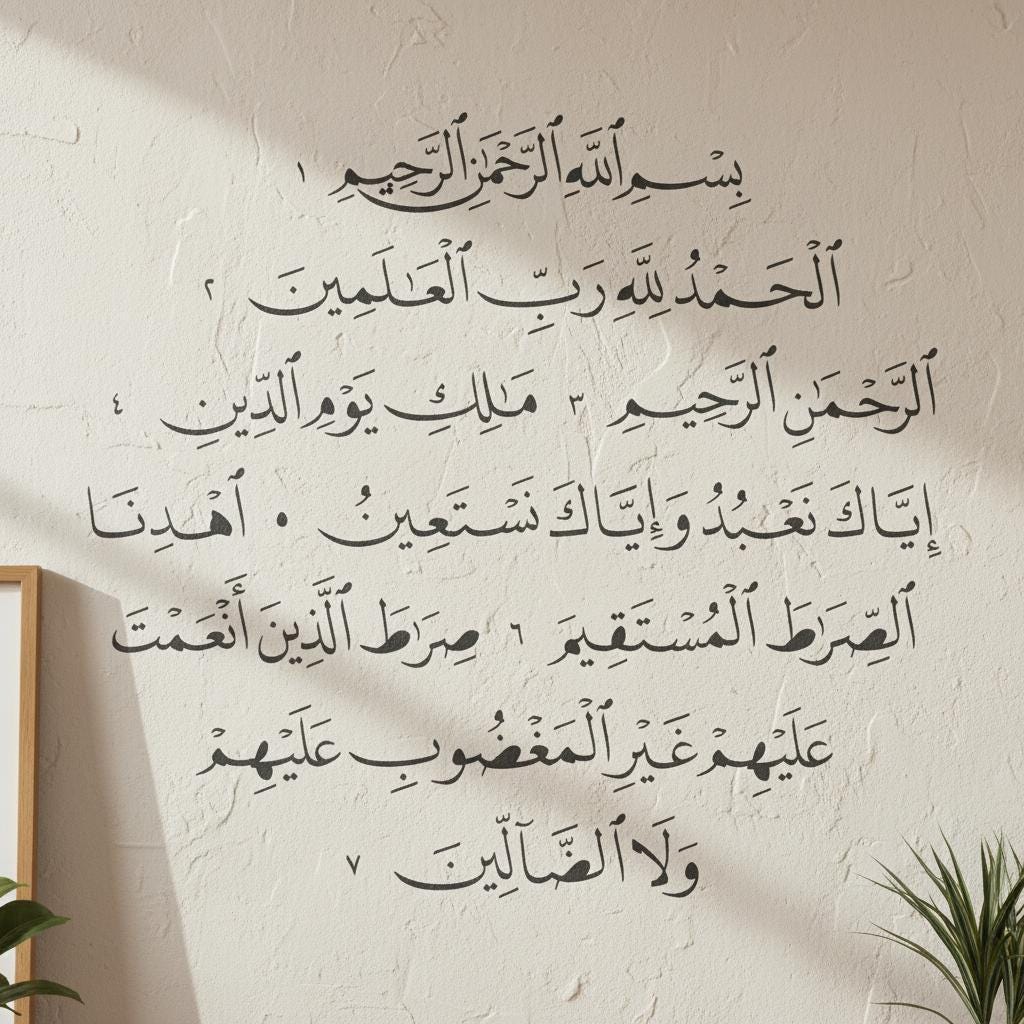 Where to Place Arabic Wall Calligraphy in Your Home