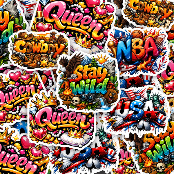 English Stickers