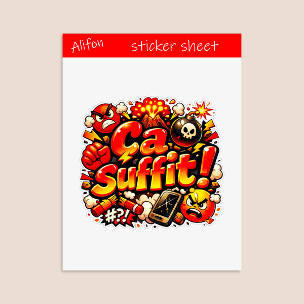 Ça suffit Sticker Sheet