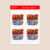 Ana moshkela bas cute Sticker sheet