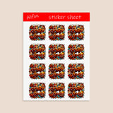 Arabic Calligraphy Sticker "قهوتي مرة" (Qahwati Murra) – For the Bold Coffee Lover