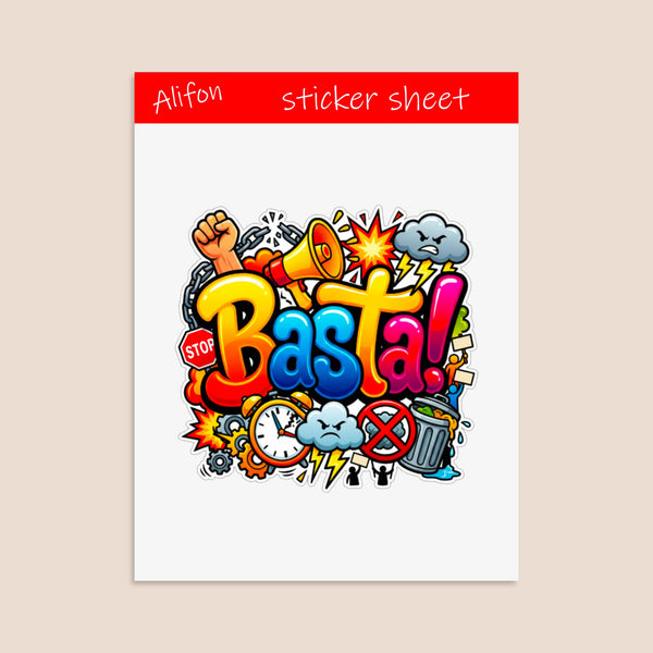 Basta Sticker Sheet