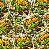 Allah Akbar Sticker sheet