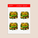 Allah Akbar Sticker sheet