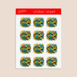 Arabic Calligraphy Sticker "الحمد لله" (Alhamdulillah) – Gratitude & Peace