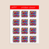 Arabic Calligraphy Sticker "Al Jamal fil Fawda" (الجمال في الفوضى) – "Beauty in the Chaos".