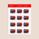 NBA Sticker Sheet