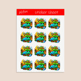Subhan Allah Sticker sheet