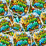 Subhan Allah Sticker sheet