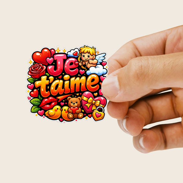 Je t’aime Sticker Sheet