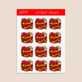 Je t’aime Sticker Sheet