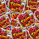 Je t’aime Sticker Sheet