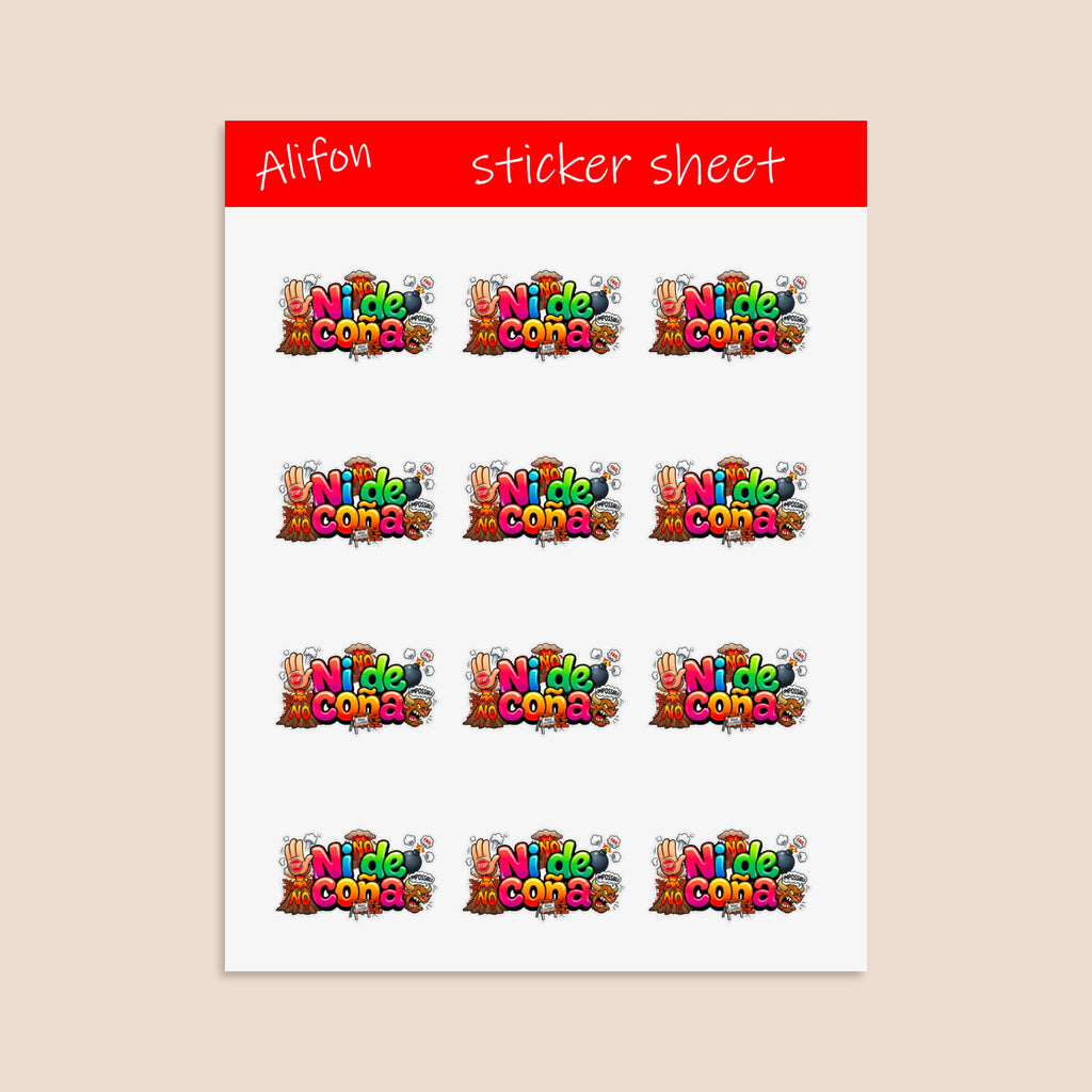 Ni de coña Sticker Sheet