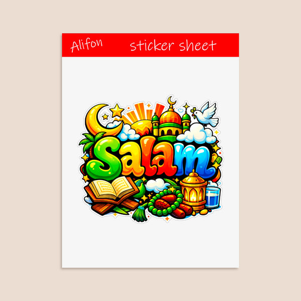 Salam Sticker sheet