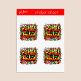 Arabic Sticker "لساني سليط" (Lisani Salit) – Bold & Sassy Expression