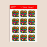 Sticker Sheet "القرد في عين أمه غزال" (Al Qird fi 'Ayn Ummihi Ghazal) – Funny Arabic Proverb.