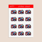 USA Sticker Sheet