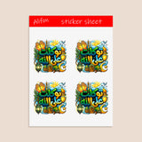 Tawakkaltu ala Allah Sticker sheet