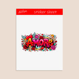 Amore Sticker Sheet