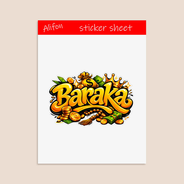 Baraka Sticker sheet