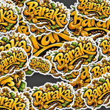 Baraka Sticker sheet