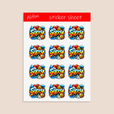 Sorry Sticker Sheet