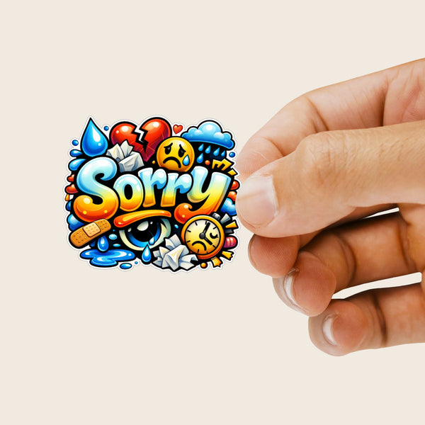 Sorry Sticker Sheet