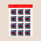 Ana la oshbih ahadan Sticker sheet
