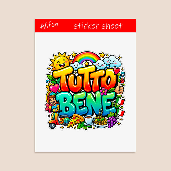 Tutto Bene Sticker Sheet