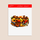 Cowboy Sticker Sheet