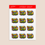 Planche de Stickers Plastifiés « الصبر مفتاح الفرج » – Sagesse, Foi & Résilience !