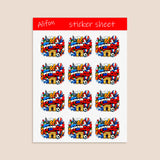 France Sticker Sheet