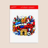 France Sticker Sheet