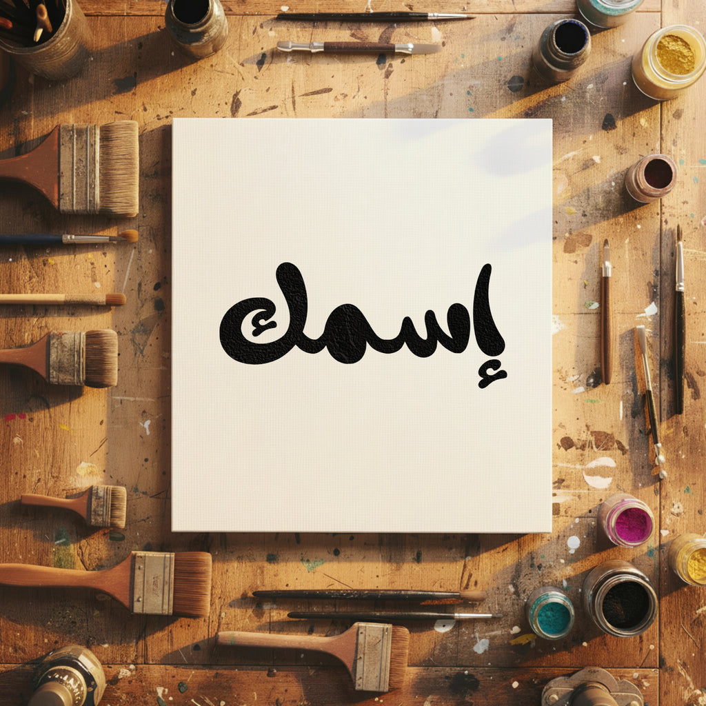 Custom stencil in Cartoon