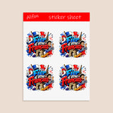 Laminated Sticker Sheet « Fier d’être Français » – Ultimate Local Pride & French Spirit