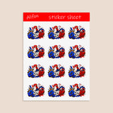 Planche de Stickers Plastifiés « Cocorico » – Humour, Fierté & Esprit Gaulois !