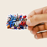 Planche de Stickers Plastifiés « La France » – Fierté, Élégance & Esprit Local !