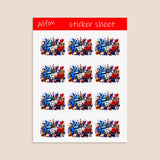 Planche de Stickers Plastifiés « La France » – Fierté, Élégance & Esprit Local !