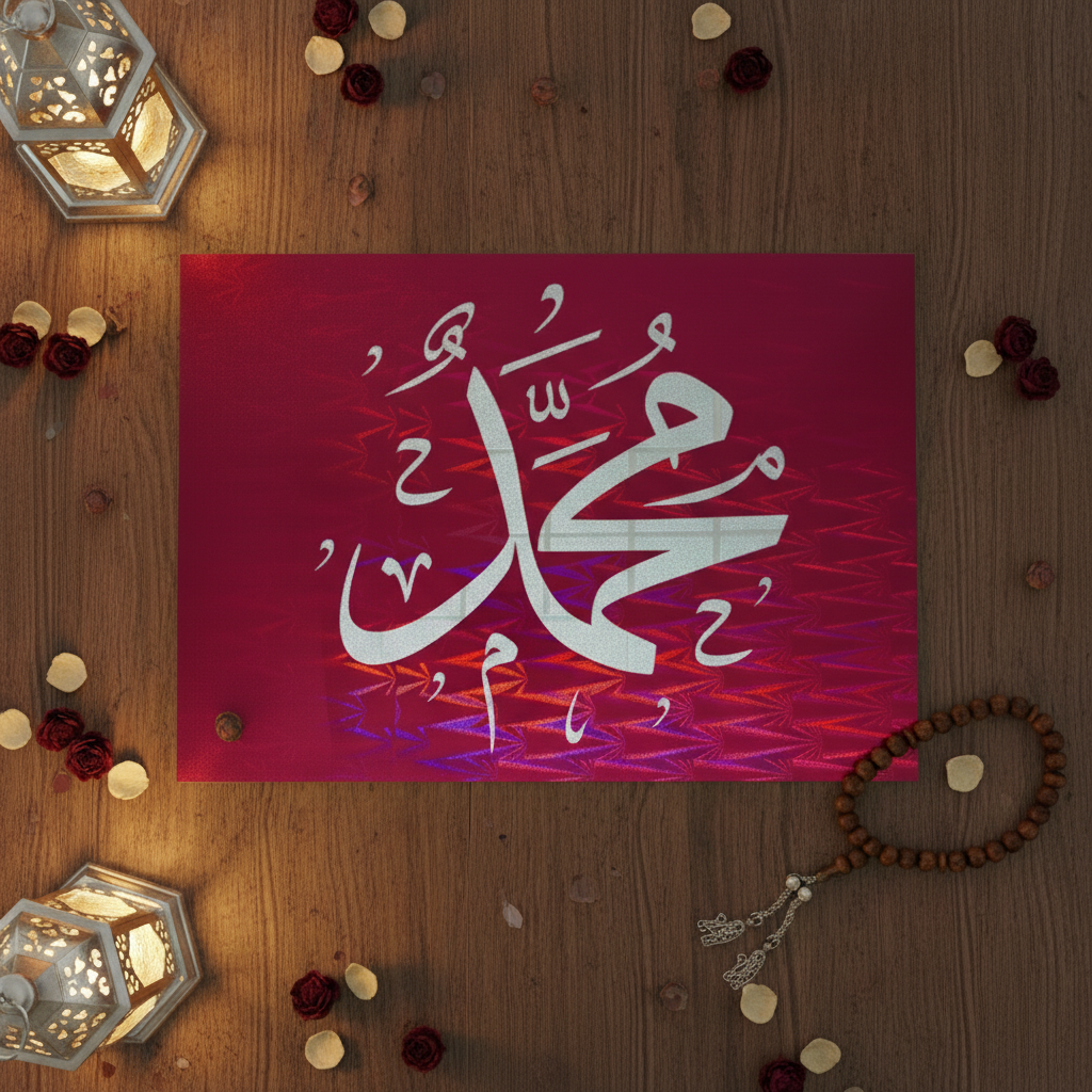 Beg Muhammad Islamic Calligraphy Poster -