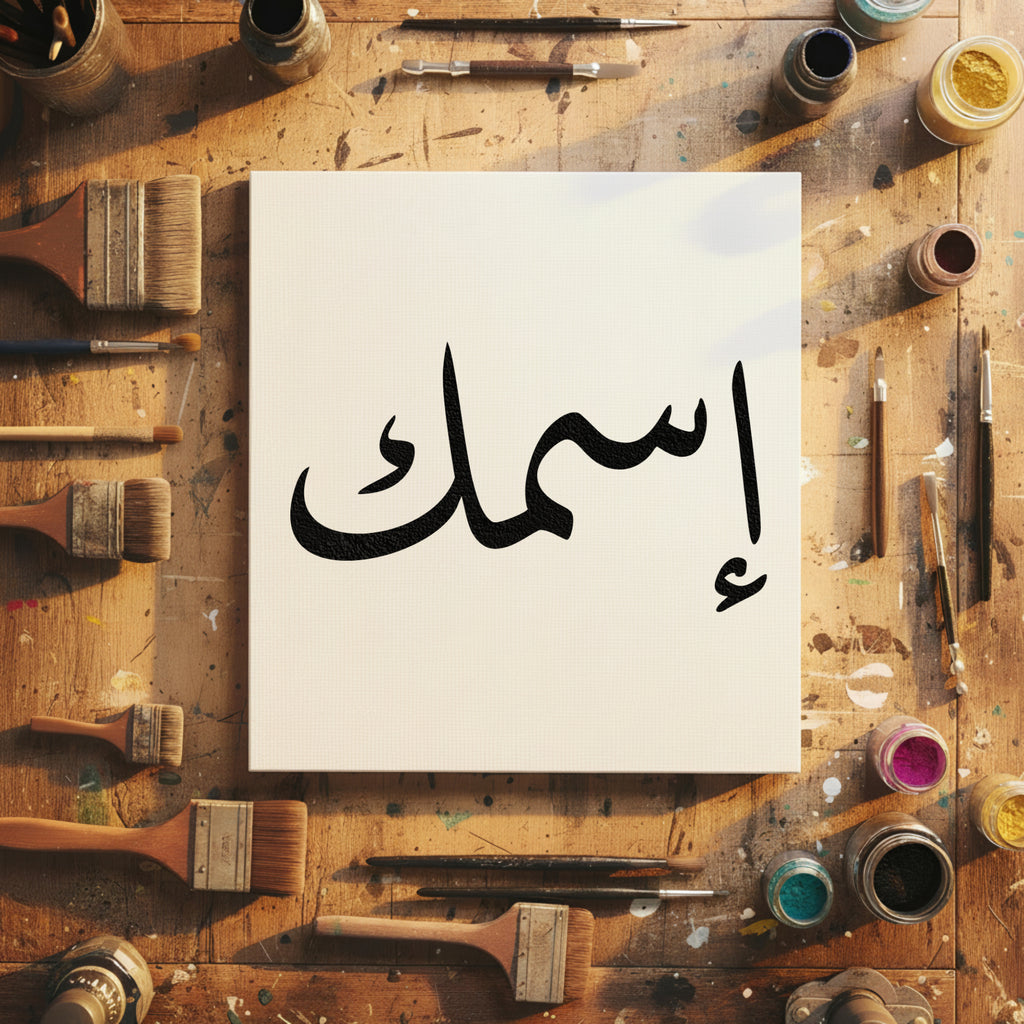 Custom stencil in Naskh