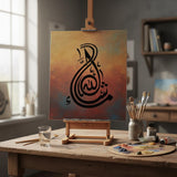 Pochoir élégant présentant Masha'Allah